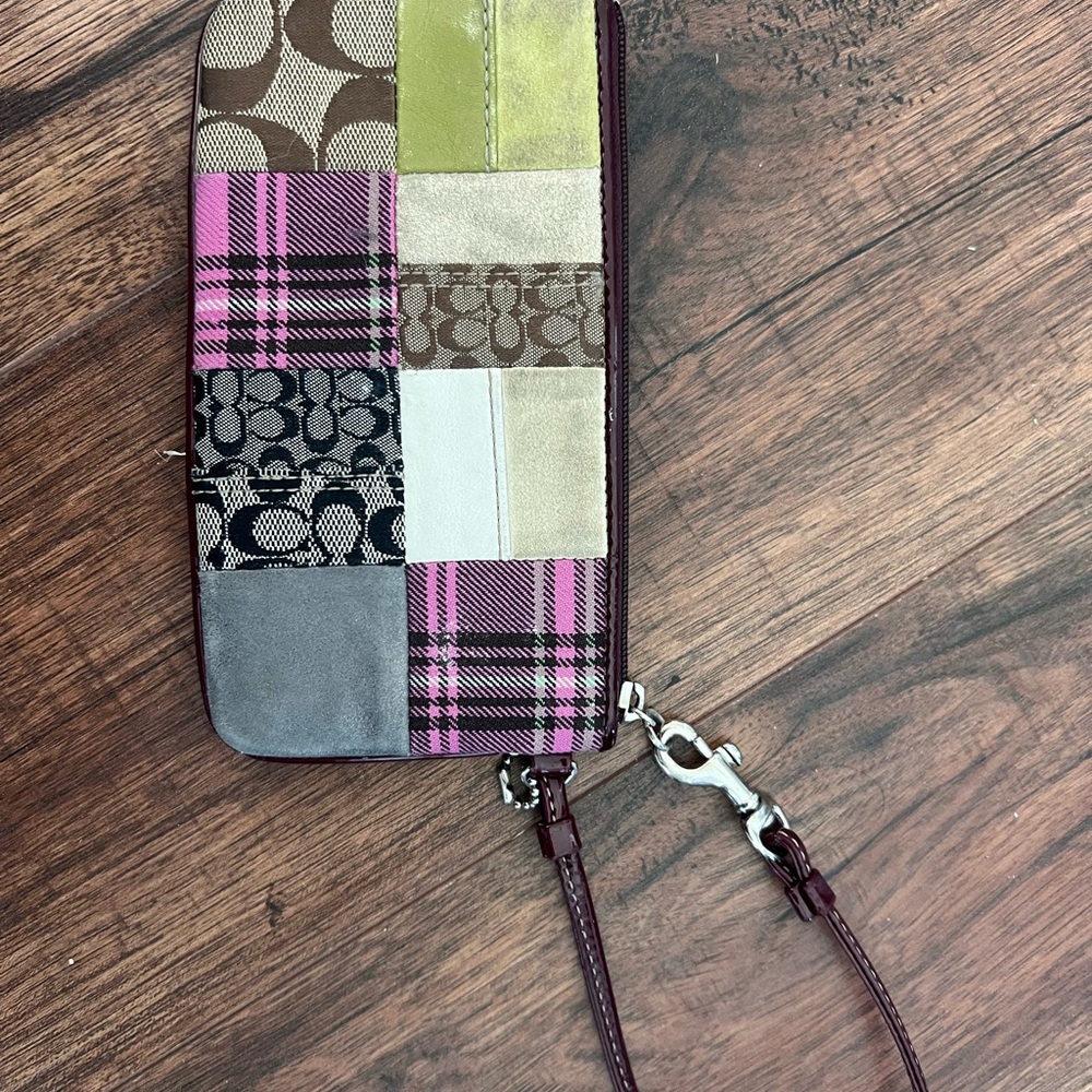 Coach Patchwork Wristlet - Multicolor